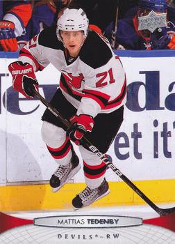 #90 Mattias Tedenby - New Jersey Devils - 2011-12 Upper Deck Hockey