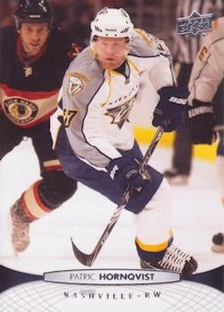#93 Patric Hornqvist - Nashville Predators - 2011-12 Upper Deck Hockey