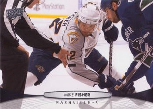 #98 Mike Fisher - Nashville Predators - 2011-12 Upper Deck Hockey