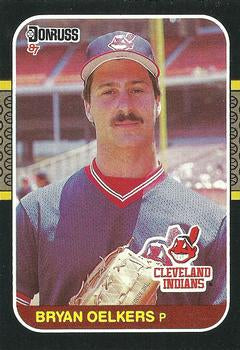 #596 Bryan Oelkers - Cleveland Indians - 1987 Donruss Baseball