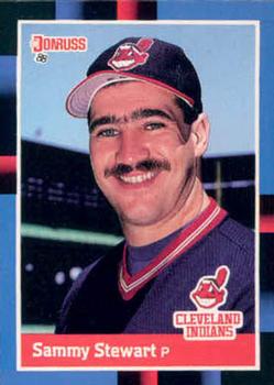 #596 Sammy Stewart - Cleveland Indians - 1988 Donruss Baseball