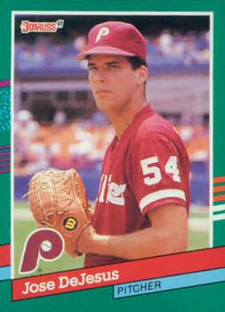 #596 Jose DeJesus - Philadelphia Phillies - 1991 Donruss Baseball