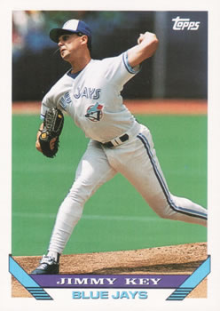 #596 Jimmy Key - Toronto Blue Jays - 1993 Topps Baseball