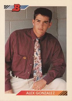 #596 Alex Gonzalez - Toronto Blue Jays - 1992 Bowman Baseball