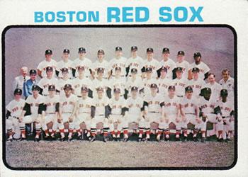 #596 Boston Red Sox - Boston Red Sox - 1973 Topps Baseball