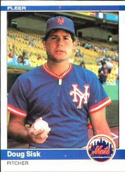 #596 Doug Sisk - New York Mets - 1984 Fleer Baseball