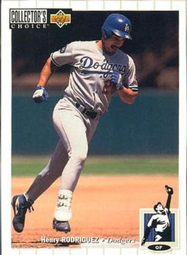 #596 Henry Rodriguez - Los Angeles Dodgers - 1994 Collector's Choice Baseball