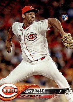 #596 Keury Mella - Cincinnati Reds - 2018 Topps Baseball