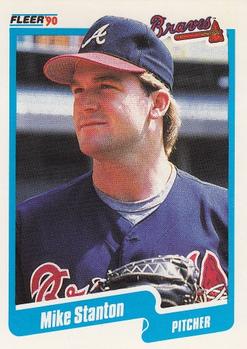 #596 Mike Stanton - Atlanta Braves - 1990 Fleer USA Baseball