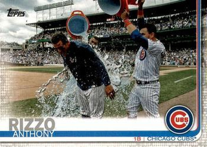 #596c Anthony Rizzo - Chicago Cubs - 2019 Topps Baseball