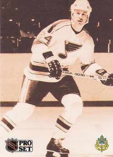 #597 Bernie Federko - 1991-92 Pro Set Hockey