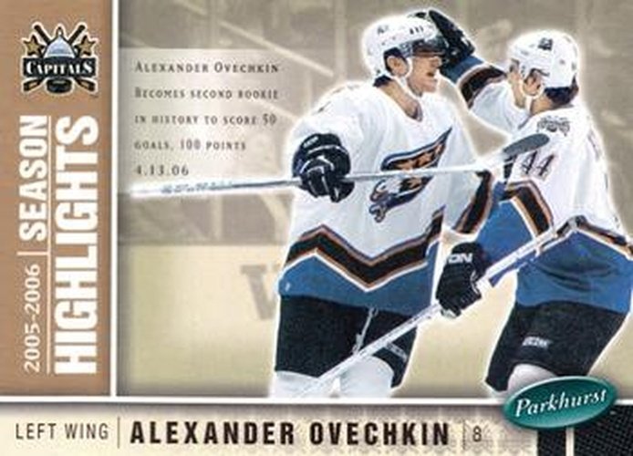 #597 Alexander Ovechkin - Washington Capitals - 2005-06 Parkhurst Hockey