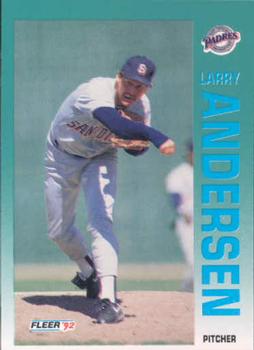 #597 Larry Andersen - San Diego Padres - 1992 Fleer Baseball