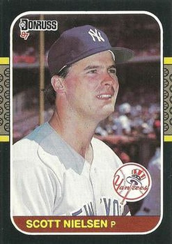 #597 Scott Nielsen - New York Yankees - 1987 Donruss Baseball