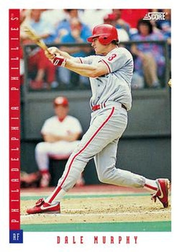 #597 Dale Murphy - Philadelphia Phillies - 1993 Score Baseball