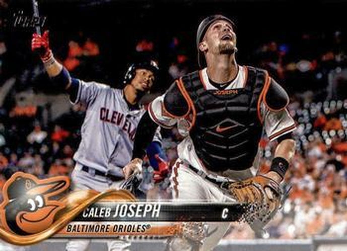 #597 Caleb Joseph - Baltimore Orioles - 2018 Topps Baseball