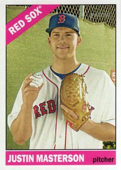 #597 Justin Masterson - Boston Red Sox - 2015 Topps Heritage Baseball