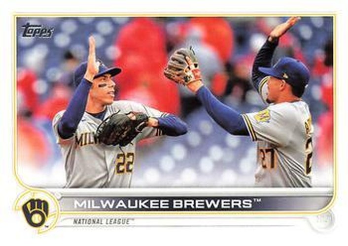 #597 Milwaukee Brewers - Milwaukee Brewers - 2022 Topps Baseball