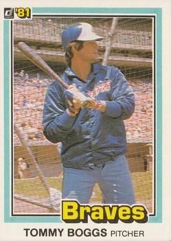 #597 Tommy Boggs - Atlanta Braves - 1981 Donruss Baseball