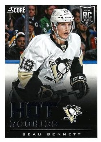 #597 Beau Bennett - Pittsburgh Penguins - 2013-14 Score Hockey