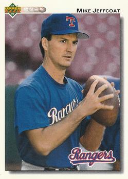#597 Mike Jeffcoat - Texas Rangers - 1992 Upper Deck Baseball
