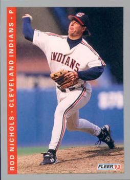 #597 Rod Nichols - Cleveland Indians - 1993 Fleer Baseball