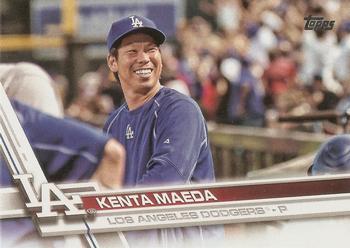 #597b Kenta Maeda - Los Angeles Dodgers - 2017 Topps Baseball