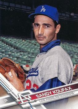 #597c Sandy Koufax - Los Angeles Dodgers - 2017 Topps Baseball