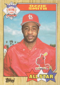 #598 Ozzie Smith - St. Louis Cardinals - 1987 Topps Baseball