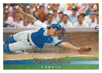 #598 Rick Wilkins - Chicago Cubs - 1993 Upper Deck Baseball