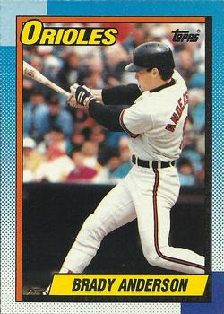 #598 Brady Anderson - Baltimore Orioles - 1990 Topps Baseball