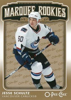 #598 Jesse Schultz - Vancouver Canucks - 2006-07 O-Pee-Chee Hockey