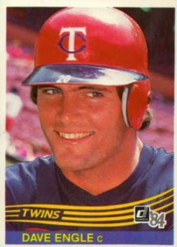 #598 Dave Engle - Minnesota Twins - 1984 Donruss Baseball