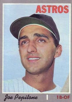 #598 Joe Pepitone - Houston Astros - 1970 Topps Baseball