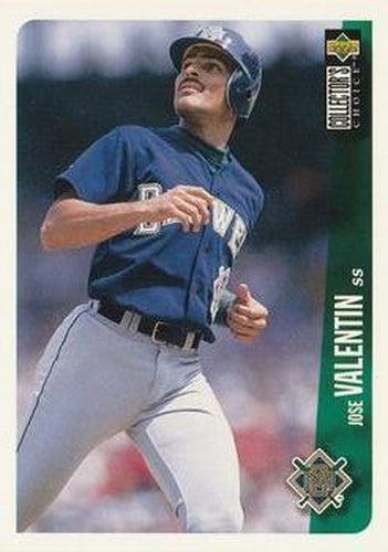 #598 Jose Valentin - Milwaukee Brewers - 1996 Collector's Choice Baseball