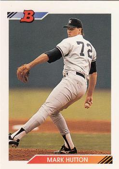 #598 Mark Hutton - New York Yankees - 1992 Bowman Baseball