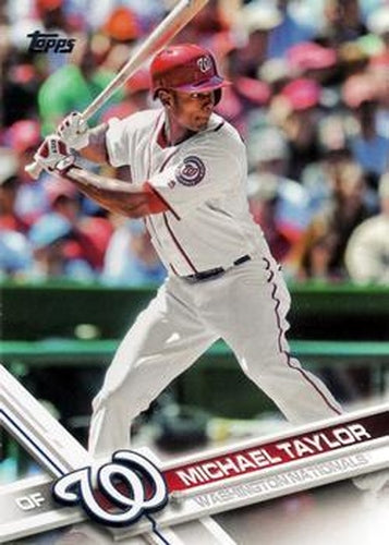 #598 Michael Taylor - Washington Nationals - 2017 Topps Baseball