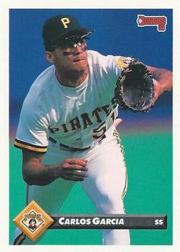 #598 Carlos Garcia - Pittsburgh Pirates - 1993 Donruss Baseball