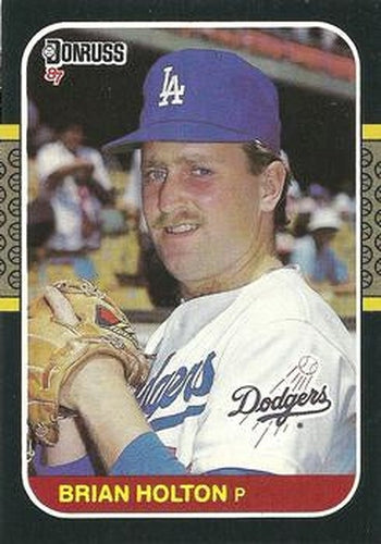 #598 Brian Holton - Los Angeles Dodgers - 1987 Donruss Baseball