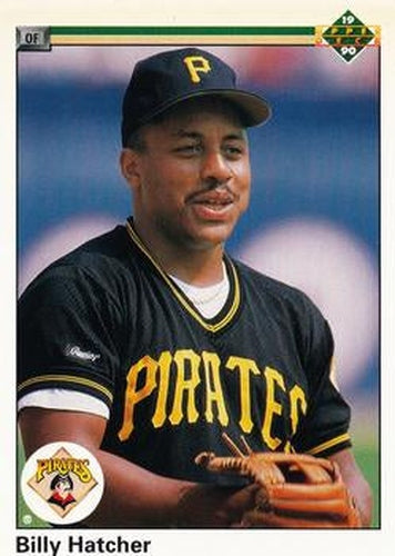 #598 Billy Hatcher - Pittsburgh Pirates - 1990 Upper Deck Baseball