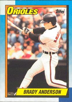 #598 Brady Anderson - Baltimore Orioles - 1990 O-Pee-Chee Baseball