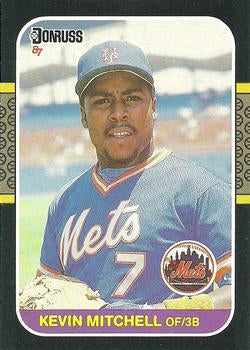 #599 Kevin Mitchell - New York Mets - 1987 Donruss Baseball