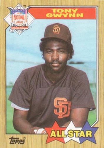 #599 Tony Gwynn - San Diego Padres - 1987 Topps Baseball