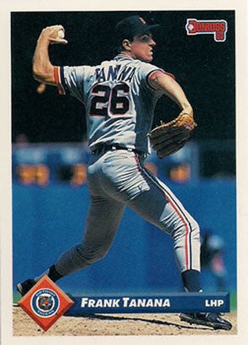 #599 Frank Tanana - Detroit Tigers - 1993 Donruss Baseball
