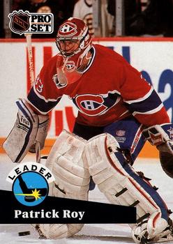 #599 Patrick Roy - 1991-92 Pro Set Hockey