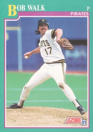 #599 Bob Walk - Pittsburgh Pirates - 1991 Score Baseball