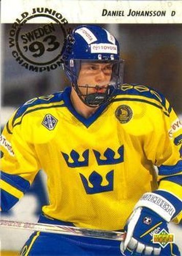 #599 Daniel Johansson - Sweden - 1992-93 Upper Deck Hockey