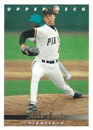 #599 Steve Cooke - Pittsburgh Pirates - 1993 Upper Deck Baseball