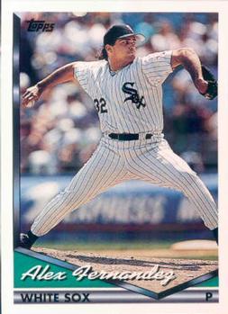 #599 Alex Fernandez - Chicago White Sox - 1994 Topps Baseball