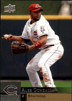 #599 Alex Gonzalez - Cincinnati Reds - 2009 Upper Deck Baseball